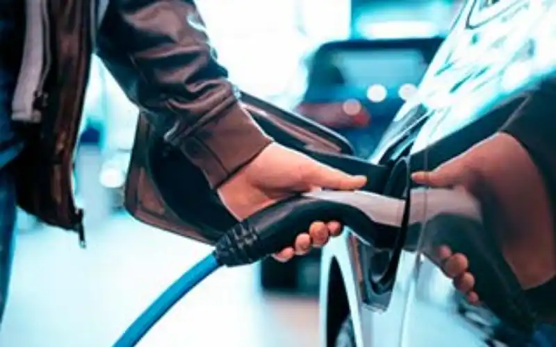 punto de carga de coche eléctrico